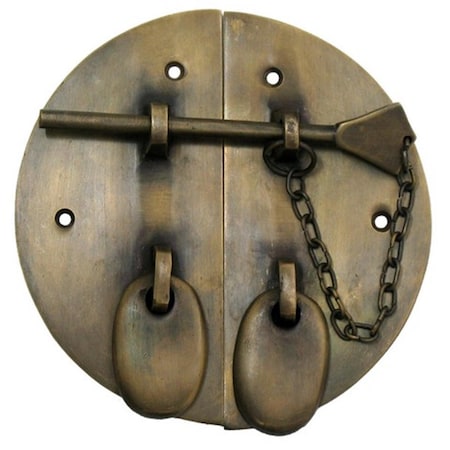 Patioplus Round Latch with Chain & Oval Grips PA2582329